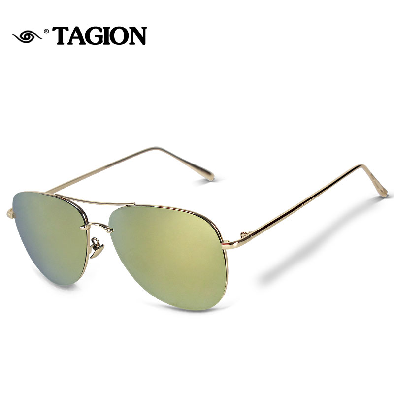 TAGION Rimless Pilot Men's Sunglasses Women 2020 Fashion Eyeglasses UV 400 Photochromic Sun Glasses 2761
TAGION Rimless Pilot Men's Sunglasses Women 2020 Fashion Eyeglasses UV 400 Photochromic Sun Glasses 2761