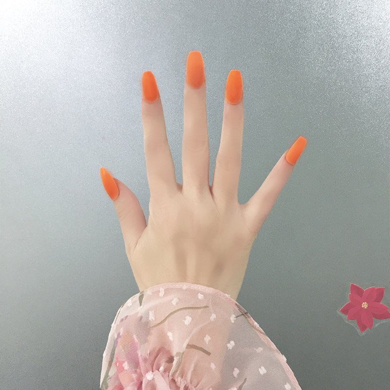 24Pcs/box with 2g glue Matte False Nail Full Cover Artificial nail Orange Color Long Square Head press on acrylic for tips, As show
24Pcs/box with 2g glue Matte False Nail Full Cover Artificial nail Orange Color Long Square Head press on acrylic for tips, As show