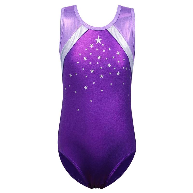 BAOHULU Girls Ballet Leotard Star Pattern Five Colors Gymnastics Leotard High Quality Sleeveless Ballerina Performance Bodysuit, B164 purple
BAOHULU Girls Ballet Leotard Star Pattern Five Colors Gymnastics Leotard High Quality Sleeveless Ballerina Performance Bodysuit, B164 purple