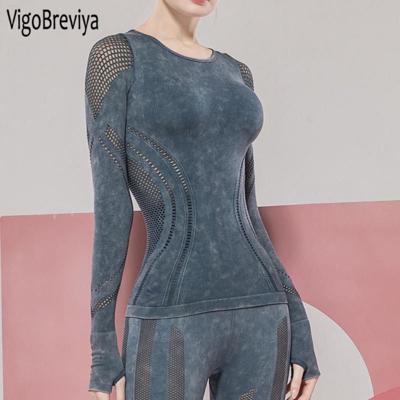 VigoBreviya 2020 Women Long Sleeve Mesh Yoga Tops Fitness Sports T-shirts Gym Running Workout Slim Quick Dry Yoga Shirt Clothing, Black top
VigoBreviya 2020 Women Long Sleeve Mesh Yoga Tops Fitness Sports T-shirts Gym Running Workout Slim Quick Dry Yoga Shirt Clothing, Black top