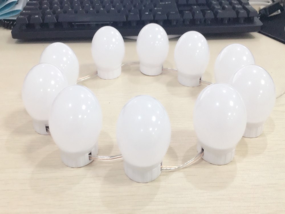 Bulbs Hollywood LED Vanity Mirror Lights Hollywood Lamp Makeup Dressing Table Kit USB Power Dimmer Bulb Cosmetic Mirror