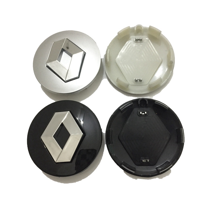 57mm Silver ABS Wheel Center Hub Caps car Rims Cover Emblem badge Fit for Renault Clio Megane Scenic Laguna TwinGo