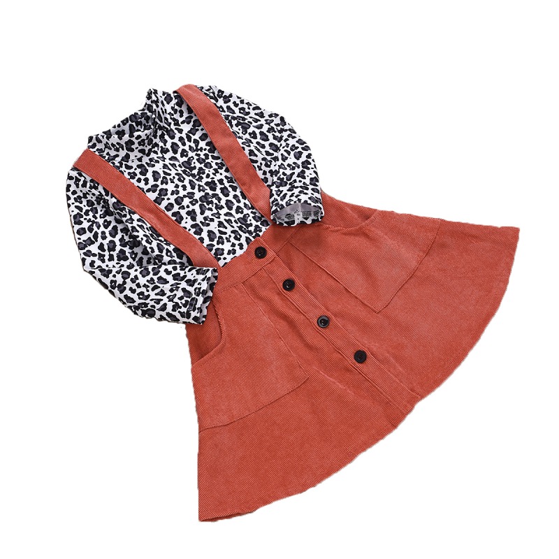Girls Clothes Skirt Set Autumn Kid Baby Girl Clothes Long Sleeve Leopard Blouse Strap Short Skirts Casual Outfits
Girls Clothes Skirt Set Autumn Kid Baby Girl Clothes Long Sleeve Leopard Blouse Strap Short Skirts Casual Outfits