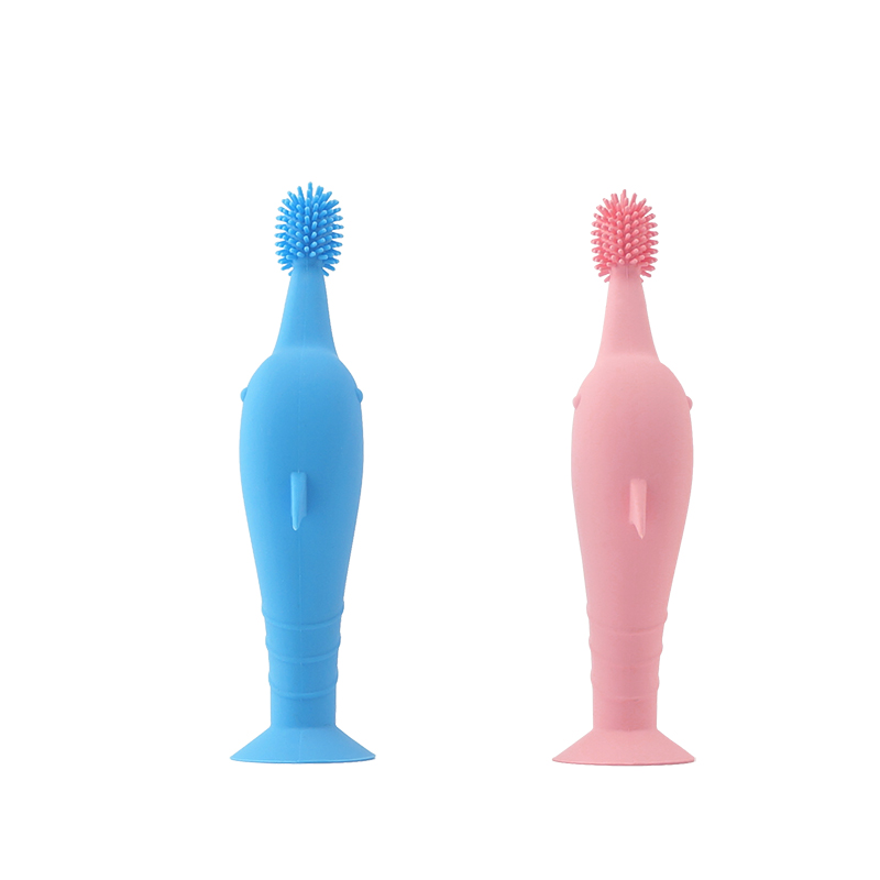 Children's Dolphin Shape Silicone Multi-angle Toothbrush Dental Care Cleaning Oral Dental Beauty Care Products Free DHL
Children's Dolphin Shape Silicone Multi-angle Toothbrush Dental Care Cleaning Oral Dental Beauty Care Products Free DHL