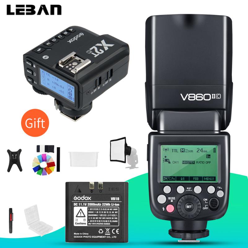 Godox V860II-C V860II-S V860II-N V860II-F V860II- HSS Flash with X2T-C/S/N/F/O Trigger for Fuji
Godox V860II-C V860II-S V860II-N V860II-F V860II- HSS Flash with X2T-C/S/N/F/O Trigger for Fuji
