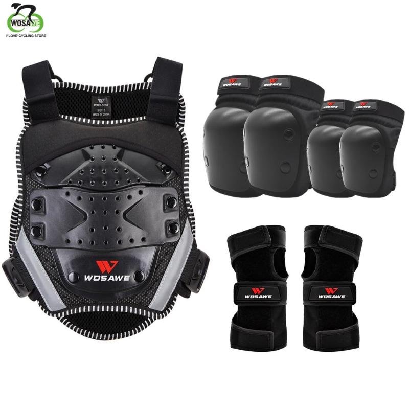 WOSAWE Children's Armor Jacket Vest Chest Protection Motorcycle Gear Kids Back Support Cycling Skiing Knee Elbow Protector, Wrist guards
WOSAWE Children's Armor Jacket Vest Chest Protection Motorcycle Gear Kids Back Support Cycling Skiing Knee Elbow Protector, Wrist guards