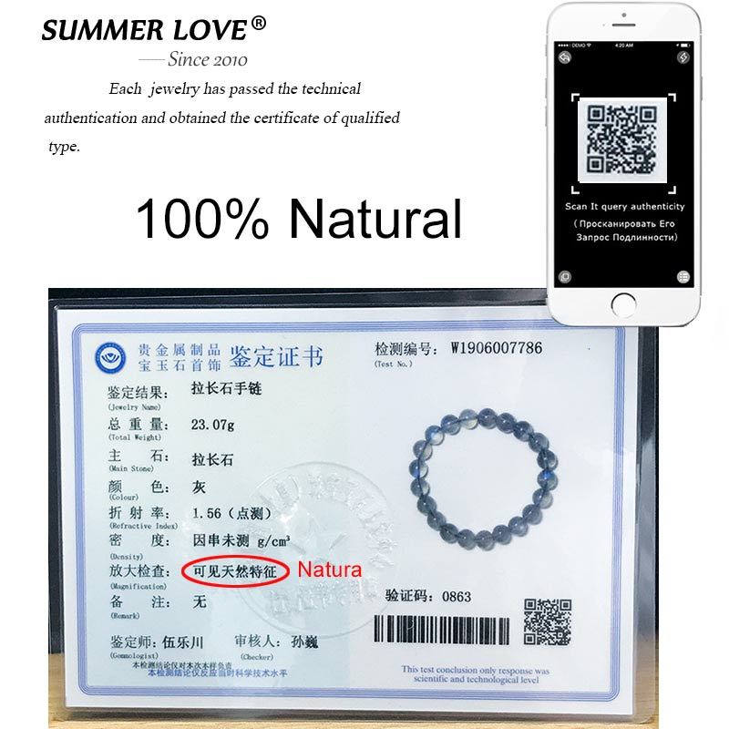 Natural Labradorite Stone Bracelets For Women Gift Blue Lights Gemstone Bead Strand Stretch Charm Bracelet Femme LJ200918