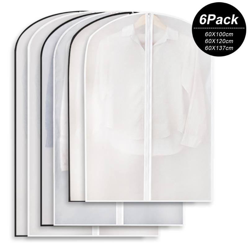 6pcs Waterproof Clothes Storage Bag Dust Cover Coat Dress Suit Garment Wardrobe Container Clothing Organizer Pouch, A2 type2
6pcs Waterproof Clothes Storage Bag Dust Cover Coat Dress Suit Garment Wardrobe Container Clothing Organizer Pouch, A2 type2