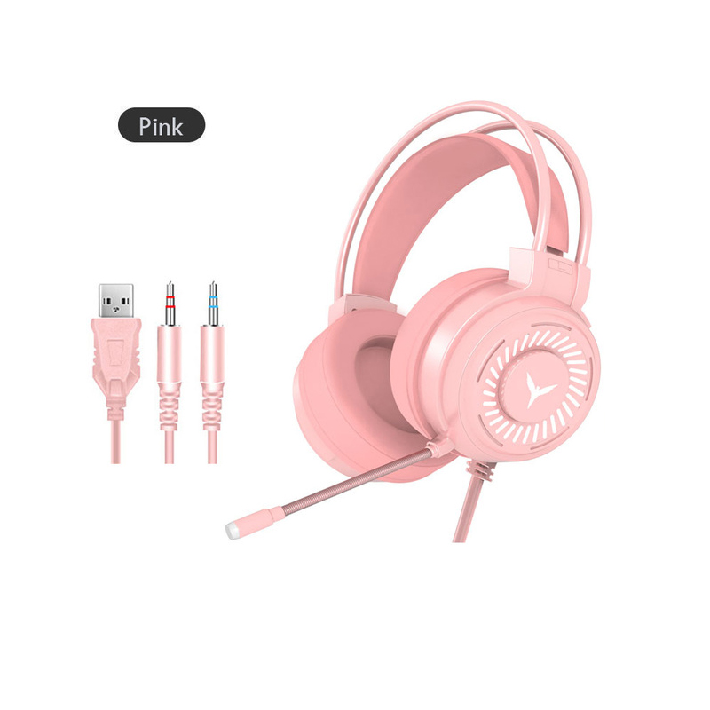 G58 3.5mm Gaming Wired Headphones 7 LED Lantern Stereo Stereo Bass Surround PC Notebook With Microphone
G58 3.5mm Gaming Wired Headphones 7 LED Lantern Stereo Stereo Bass Surround PC Notebook With Microphone