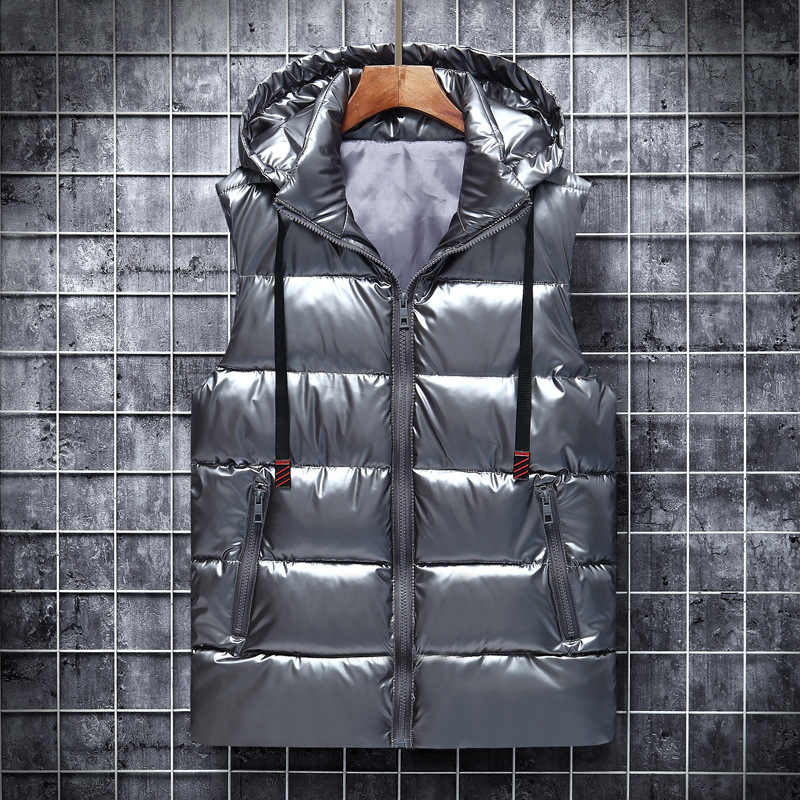Men Vest Lovers Glossy Sleeveless Jacket Women Winter Fashion Casual Coats Male Cotton-Padded Men's Vest Thicken Waistcoat, 890 black
Men Vest Lovers Glossy Sleeveless Jacket Women Winter Fashion Casual Coats Male Cotton-Padded Men's Vest Thicken Waistcoat, 890 black