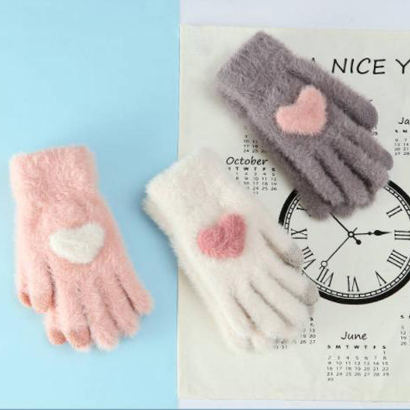 Women Winter Touch Screen Gloves Stretch Knit Mittens Imitation Mink Hair Full Finger Warm Guantes Female Crochet Thicken
Women Winter Touch Screen Gloves Stretch Knit Mittens Imitation Mink Hair Full Finger Warm Guantes Female Crochet Thicken