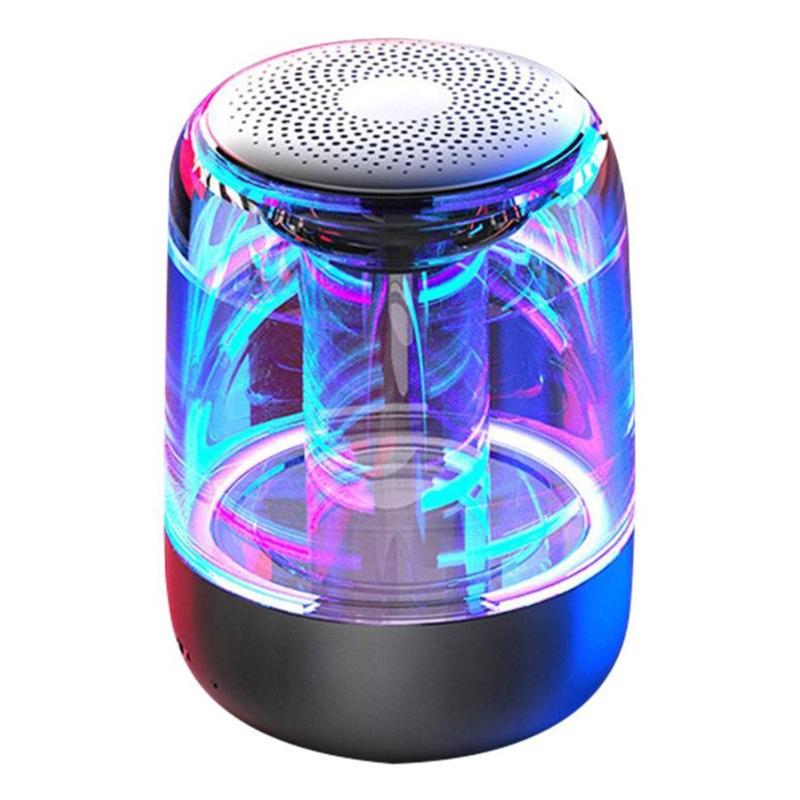 High Stereo C7 Wireless Speaker Subwoofer Portable Colorful Lighting Car Crystal Glass Speaker 
High Stereo C7 Wireless Speaker Subwoofer Portable Colorful Lighting Car Crystal Glass Speaker