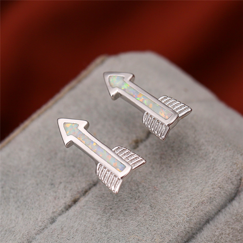 Stud Minimalist Female Blue Opal Stone Earrings Cute Silver Color For Women Trendy Arrow Small Wedding
Stud Minimalist Female Blue Opal Stone Earrings Cute Silver Color For Women Trendy Arrow Small Wedding