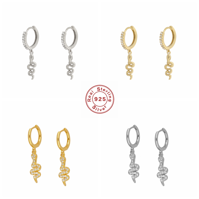 925 Sterling Silver Pendientes Hoop Earrings For Woman Engagement Valentine's Day Animal Snake Shape Hanging Earring Jewelry
925 Sterling Silver Pendientes Hoop Earrings For Woman Engagement Valentine's Day Animal Snake Shape Hanging Earring Jewelry