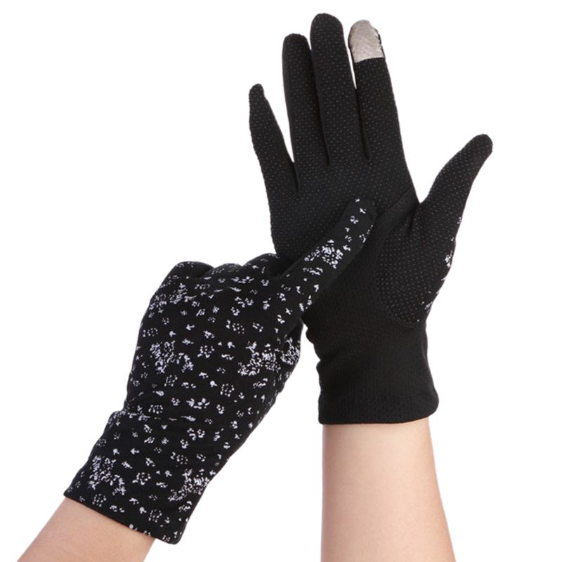 Women Summer Floral Ultra-Thin Touchscreen Gloves Non-Slip Mesh UV Sun Protection Solid Color Full Finger Driving Mitten
Women Summer Floral Ultra-Thin Touchscreen Gloves Non-Slip Mesh UV Sun Protection Solid Color Full Finger Driving Mitten