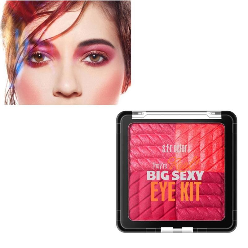 4 Colors Glitter Eyeshadow Matte Waterproof Highlighter Orange Cosmestic Eyeshadow Shimmer Palette Matte Tray War I5Z1
4 Colors Glitter Eyeshadow Matte Waterproof Highlighter Orange Cosmestic Eyeshadow Shimmer Palette Matte Tray War I5Z1