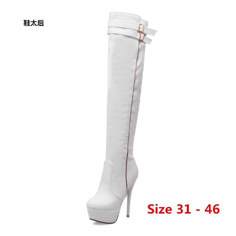 Platform Women Over The Knee Boots Stretch High Heels Autumn Winter Woman Shoes Women Long Leather Boots Small Big Size 31 - 46, Beige short plush
Platform Women Over The Knee Boots Stretch High Heels Autumn Winter Woman Shoes Women Long Leather Boots Small Big Size 31 - 46, Beige short plush