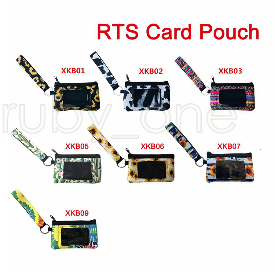 Neoprene ID Card Bag Sunflower Leopard Printed Credit ID Card Holder Coin Purse Wristlet Zipper Pouch Storage Bags With Keychain RRA3576
Neoprene ID Card Bag Sunflower Leopard Printed Credit ID Card Holder Coin Purse Wristlet Zipper Pouch Storage Bags With Keychain RRA3576