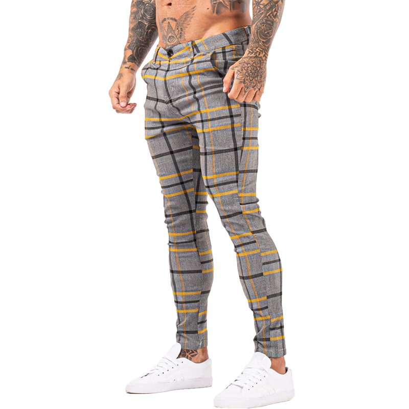 GINGTTO Men Chinos Trousers Skinny Super Stretch Chino Pants Slim Fit Mens Casual Pant Plaid Elastic Waist London Fashion zm397
GINGTTO Men Chinos Trousers Skinny Super Stretch Chino Pants Slim Fit Mens Casual Pant Plaid Elastic Waist London Fashion zm397