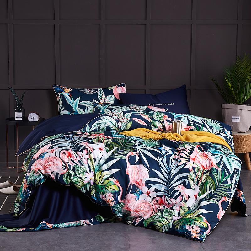 Chinoiserie style Birds Leaves printed Egyptian cotton Soft Duvet Cover Bed sheet Fitted sheet set King Queen Size Bedding Set, 19
Chinoiserie style Birds Leaves printed Egyptian cotton Soft Duvet Cover Bed sheet Fitted sheet set King Queen Size Bedding Set, 19