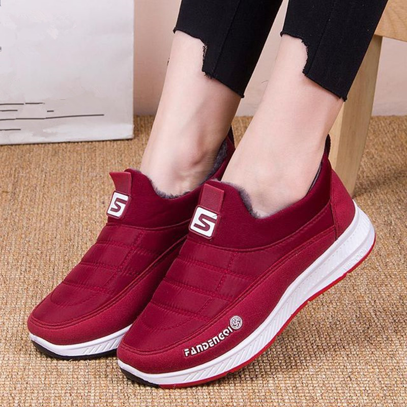 New 2020 winter boot for women's outdoor non-slip snow boots, round head, fleeced, warm, cotton slip casual shoes for women, Black
New 2020 winter boot for women's outdoor non-slip snow boots, round head, fleeced, warm, cotton slip casual shoes for women, Black