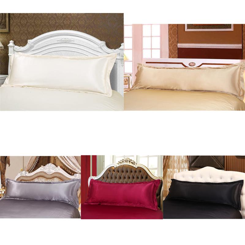 Solid Color Luxury Silk Body Full Long Pillow Case Cover Pillowcase Dustproof 48x120cm/150cm, White 48x120cm
Solid Color Luxury Silk Body Full Long Pillow Case Cover Pillowcase Dustproof 48x120cm/150cm, White 48x120cm