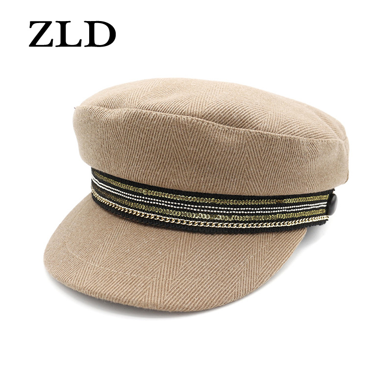 ZLD Flat top cap female spring summer hat British beret ladies winter fashion wool thick beret paint octagonal cap black
ZLD Flat top cap female spring summer hat British beret ladies winter fashion wool thick beret paint octagonal cap black