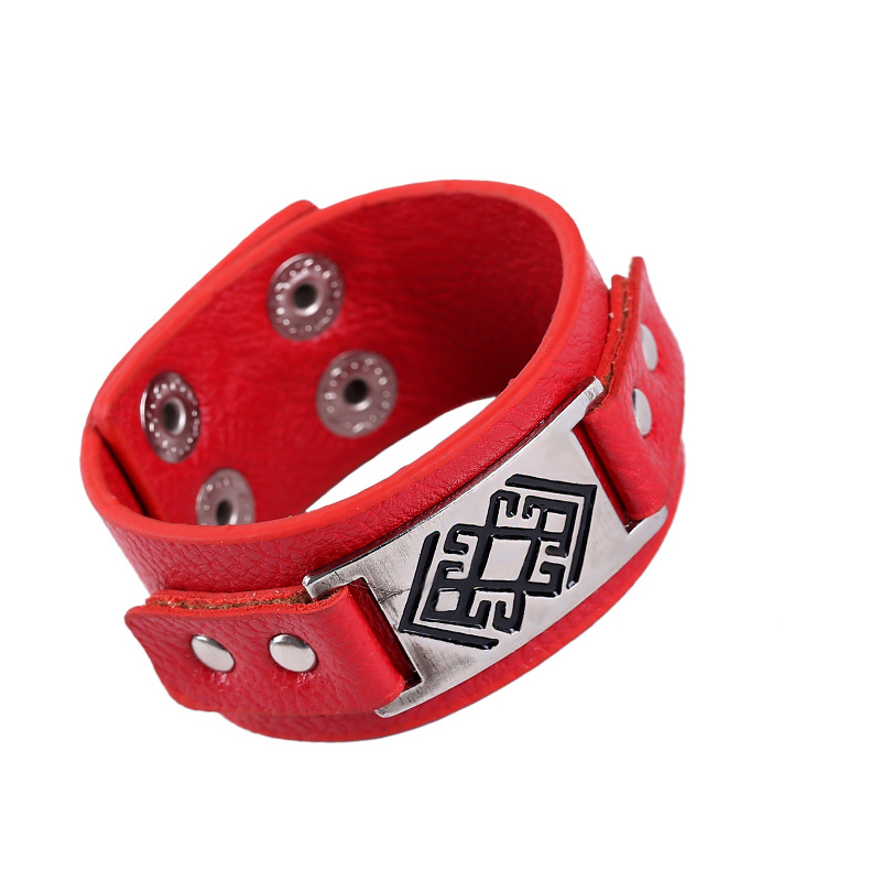 Valentine Style Genuine Leather Black Red Punk Wrap Bracelets For Men Women 2020 New Arrival Adjustable Bracelets
Valentine Style Genuine Leather Black Red Punk Wrap Bracelets For Men Women 2020 New Arrival Adjustable Bracelets