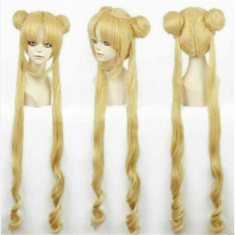 100% Brand New High Quality Fashion Picture wigs>>Girl Sailor Moon Cosplay Costumes Wig Tsukino Usagi And Princess Serenity wig, Gold
100% Brand New High Quality Fashion Picture wigs>>Girl Sailor Moon Cosplay Costumes Wig Tsukino Usagi And Princess Serenity wig, Gold