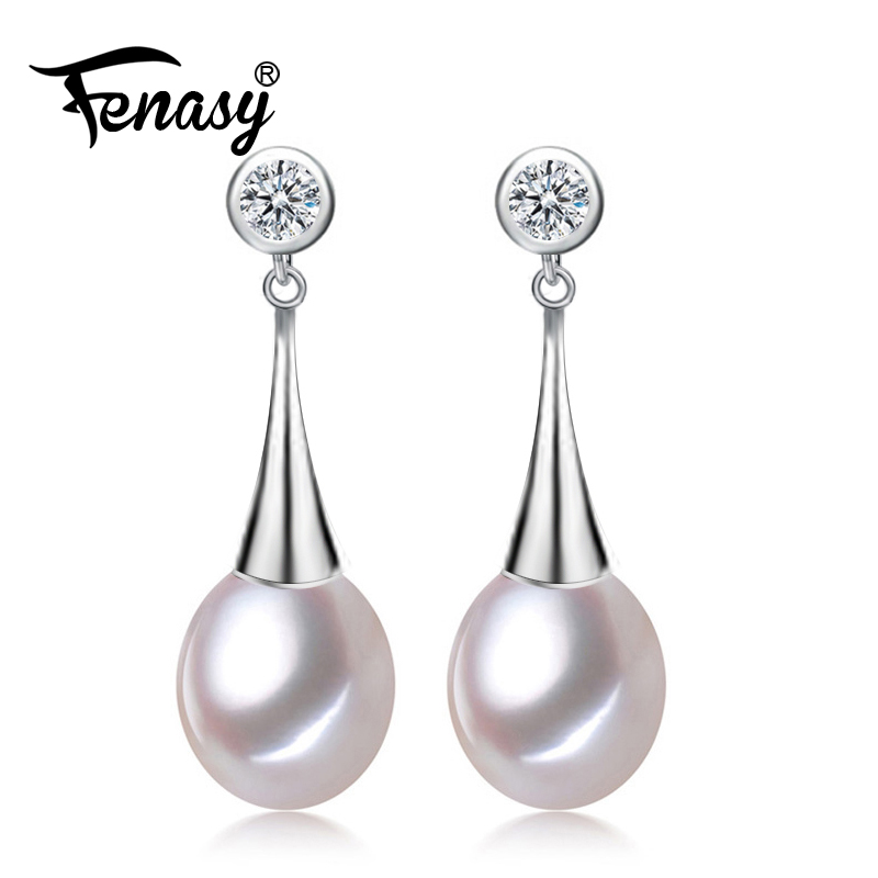 FENASY 925 sterling silver long earrings natural pearl earrings for women classic party drop with jewelry box idea gift
FENASY 925 sterling silver long earrings natural pearl earrings for women classic party drop with jewelry box idea gift