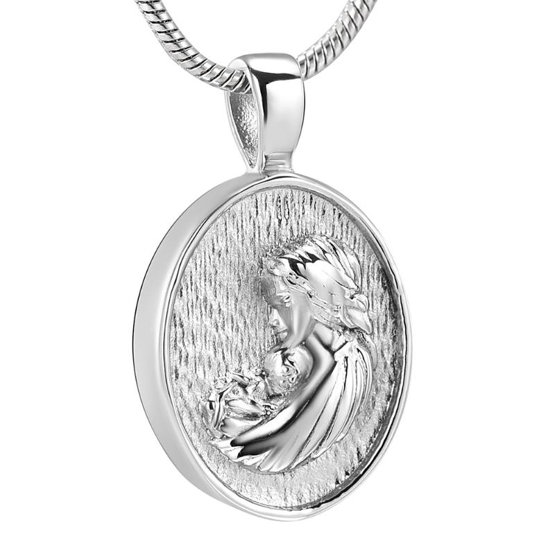IJD10730 Stainless Steel Mom Baby Necklace Cremation Memorial Pendant for Ashes Urn Souvenir Pendant Keepsake Jewelry
IJD10730 Stainless Steel Mom Baby Necklace Cremation Memorial Pendant for Ashes Urn Souvenir Pendant Keepsake Jewelry