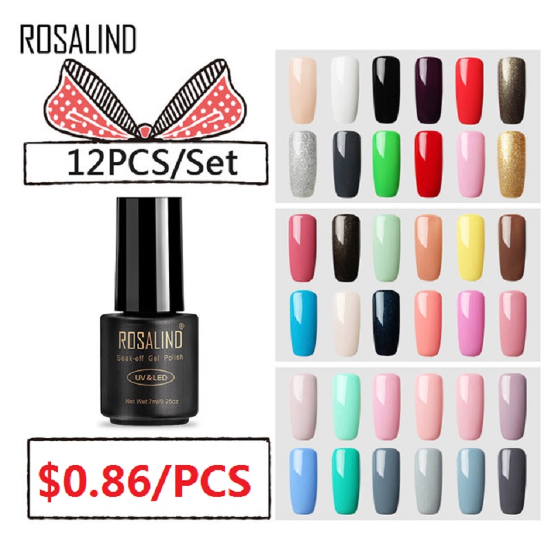 12PCS/SET)ROSALIND Gel Nail Polish Set For Nail Extension Kit Art Gel Lacquer Acrylic UV LED Lamp Design Manicure Set
12PCS/SET)ROSALIND Gel Nail Polish Set For Nail Extension Kit Art Gel Lacquer Acrylic UV LED Lamp Design Manicure Set