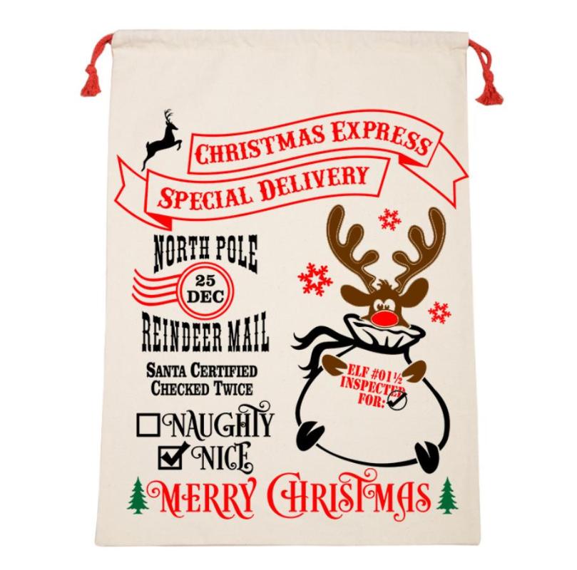 Large Christmas XMAS Hessian Santa Sack Stocking Drawstring Bags Reindeer Tree Kids Jute Gifts Bag Storage Holiday present
Large Christmas XMAS Hessian Santa Sack Stocking Drawstring Bags Reindeer Tree Kids Jute Gifts Bag Storage Holiday present