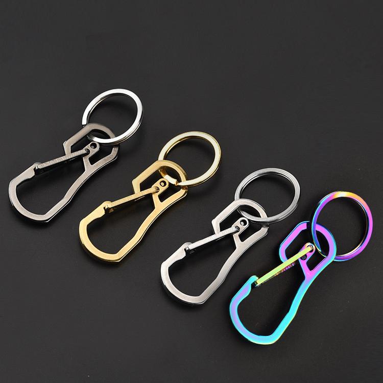Heavy Duty keychain Stainless steel Black gold Carabiner Car Key Chains for Men Women fashion jewelry will and sandy
Heavy Duty keychain Stainless steel Black gold Carabiner Car Key Chains for Men Women fashion jewelry will and sandy