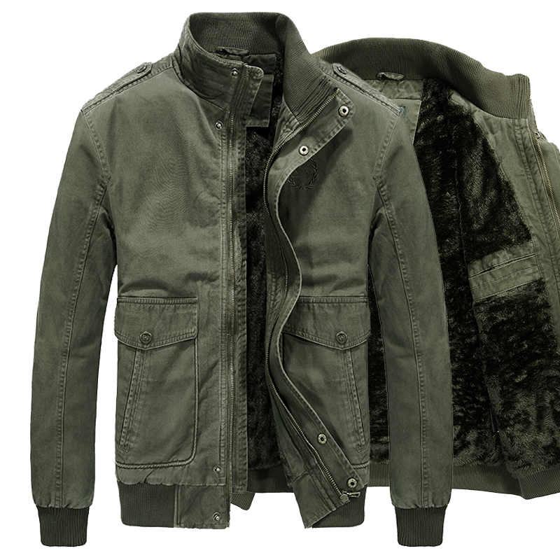 Army style men's winter parka brand fleece jacket men winter fashion bomber zipper windbreaker casual thick coat men, Black
Army style men's winter parka brand fleece jacket men winter fashion bomber zipper windbreaker casual thick coat men, Black