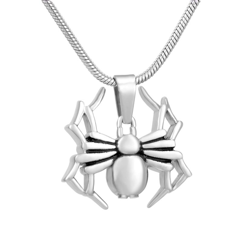 Fashion spider shape pendant urns necklace pet loss cremation jewelry ashes keepsake souvenir mini locket statement gift factory
Fashion spider shape pendant urns necklace pet loss cremation jewelry ashes keepsake souvenir mini locket statement gift factory