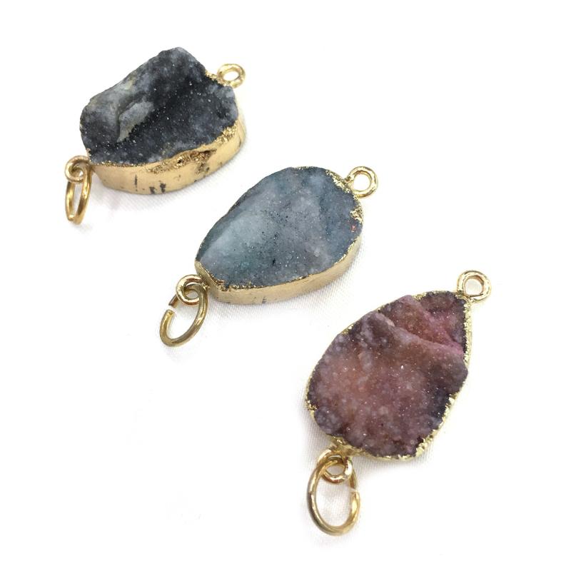 Drop-shaped Gold-plated Black Agates Pendant Reiki Healing Natural Stone Amulet DIY Jewelry Gift Size 15x25mm, Bronze;silver
Drop-shaped Gold-plated Black Agates Pendant Reiki Healing Natural Stone Amulet DIY Jewelry Gift Size 15x25mm, Bronze;silver