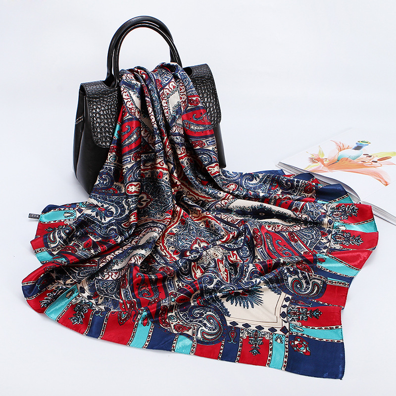 Silk Scarves Women Foulard 90*90cm Square Head Hijab Scarf Ladies chiffon Shawl wrap muffler pareo Bandanna female
Silk Scarves Women Foulard 90*90cm Square Head Hijab Scarf Ladies chiffon Shawl wrap muffler pareo Bandanna female