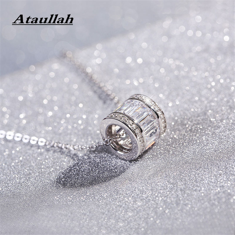 Ataullah Fashion 925 Sterling Sliver Choker Necklace for Women Silver Color Cylinder Pendant Jewelry Gift Wholesale NW029
Ataullah Fashion 925 Sterling Sliver Choker Necklace for Women Silver Color Cylinder Pendant Jewelry Gift Wholesale NW029
