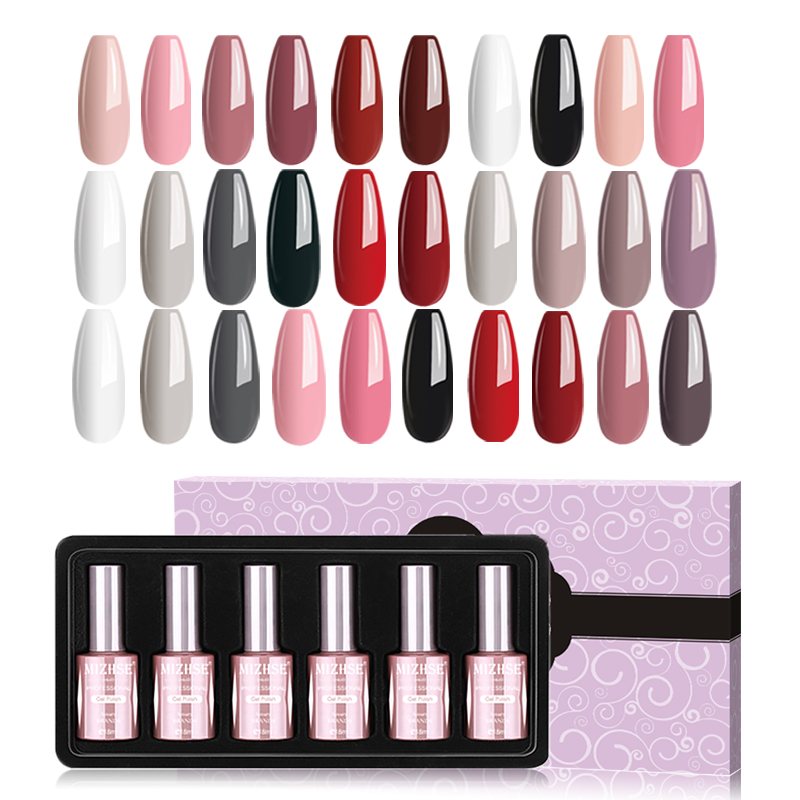 MIZHSE 18ML UV Nail Gel Polish 6pcs/Set Gel Varnish Vernis All For Nails And Manicure Set Gellak UV Nagels Nail Polish Gellak, P11
MIZHSE 18ML UV Nail Gel Polish 6pcs/Set Gel Varnish Vernis All For Nails And Manicure Set Gellak UV Nagels Nail Polish Gellak, P11