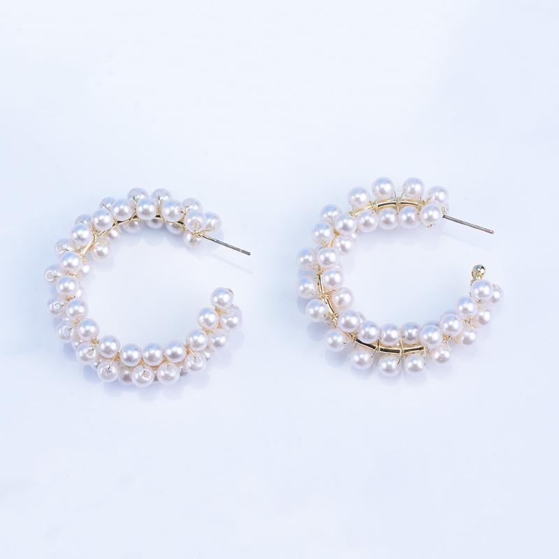 Dangle & Chandelier Handmade Pearl Circle Earrings Femininity Fashion Exaggerated 2021
Dangle & Chandelier Handmade Pearl Circle Earrings Femininity Fashion Exaggerated 2021