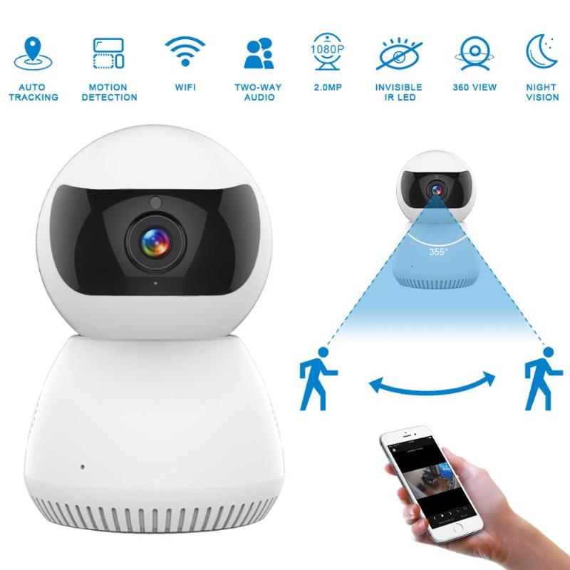 HD 1080P Wireless IP Camera Smart Automatic Tracking With Full Duplex Two Way Intercom For Home Security Surveillance
HD 1080P Wireless IP Camera Smart Automatic Tracking With Full Duplex Two Way Intercom For Home Security Surveillance