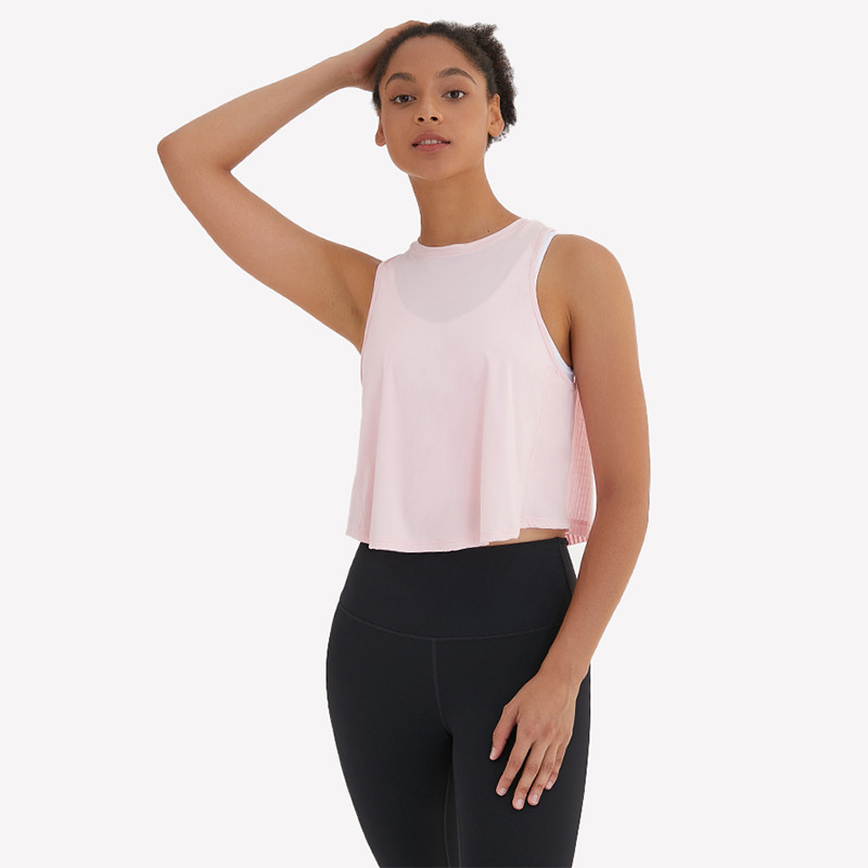 lu yoga outfits short sleeve tank tops loose fit mesh back pleated wrinkled sleeveless vest gym clothes women blouse running fitness lu top, Black
lu yoga outfits short sleeve tank tops loose fit mesh back pleated wrinkled sleeveless vest gym clothes women blouse running fitness lu top, Black