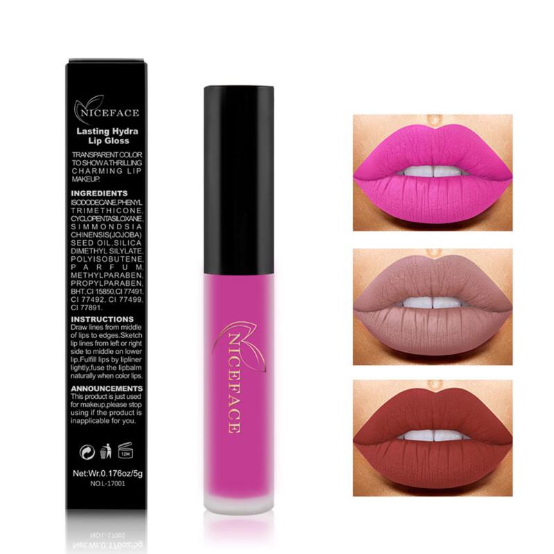 Makeup Waterproof Liquid Lipstick Matte Lip Gloss long Lasting Sexy Red Velvet Lip Gloss Pigment Glitter Red Tint Cosmetic
Makeup Waterproof Liquid Lipstick Matte Lip Gloss long Lasting Sexy Red Velvet Lip Gloss Pigment Glitter Red Tint Cosmetic