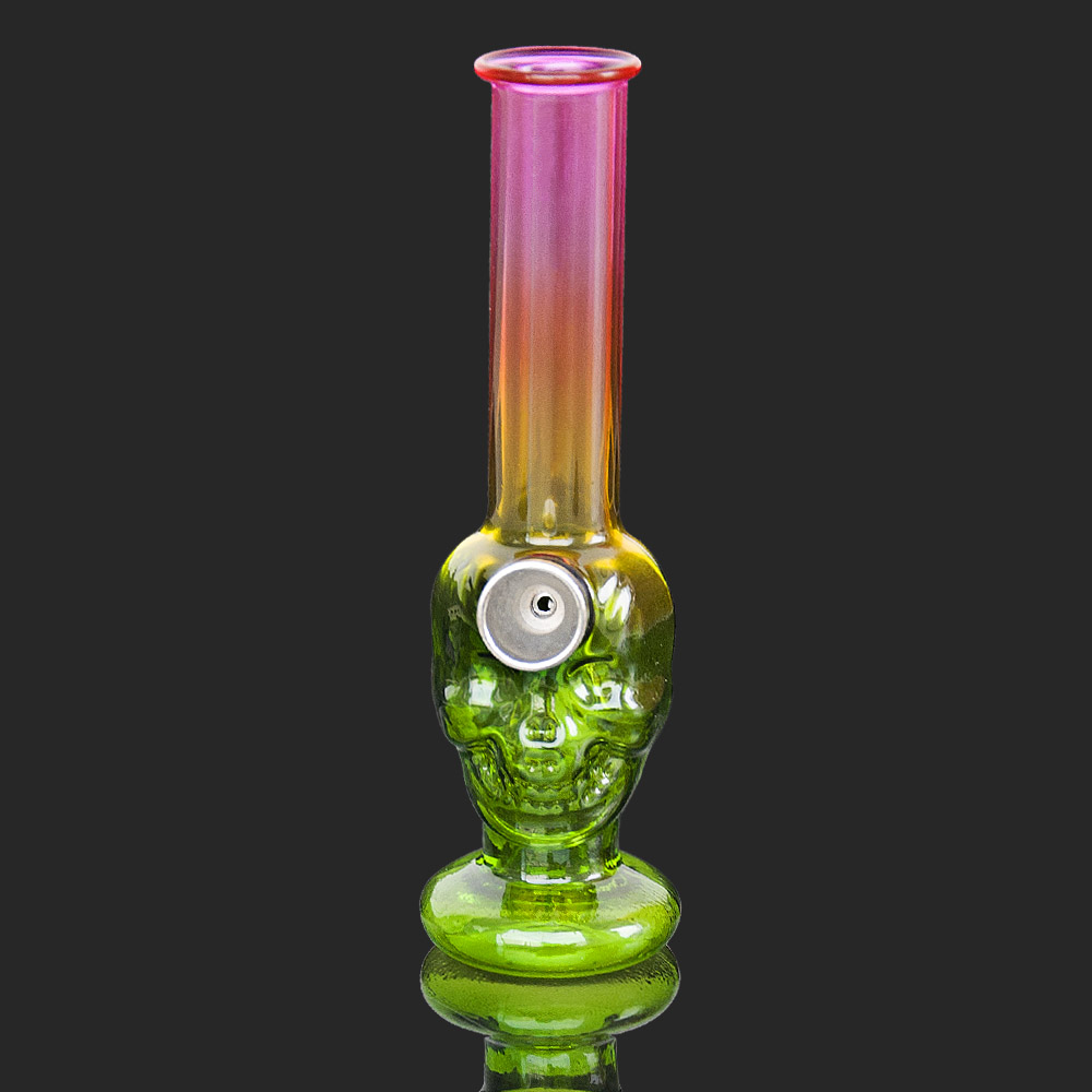 6.06 Inches Glass Bong Beaker Skull Shape Bottle Colorful Thick Glass Water Bong With Metal Bowl Ash Catcher Oil Dabbing Bubbler
6.06 Inches Glass Bong Beaker Skull Shape Bottle Colorful Thick Glass Water Bong With Metal Bowl Ash Catcher Oil Dabbing Bubbler