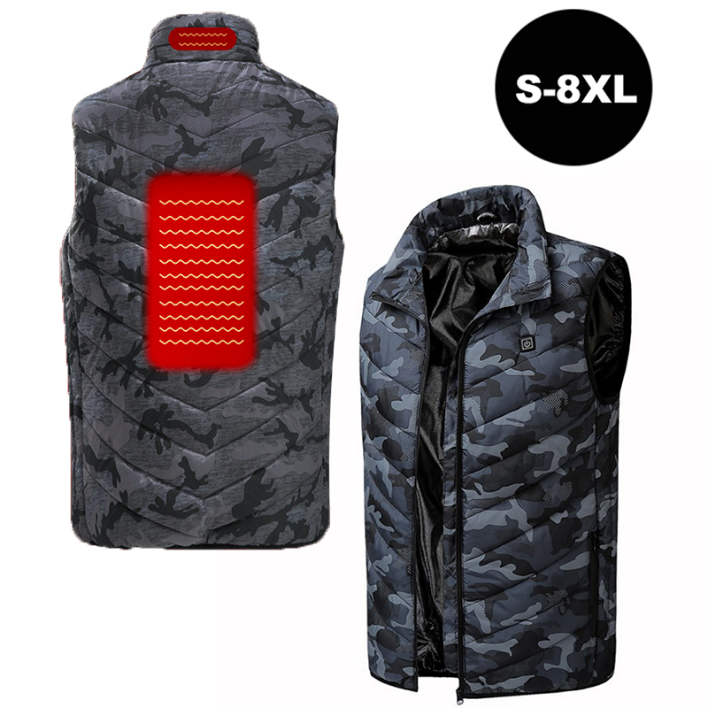 8XL USB Electric Heated Vest Hot Sale Intelligent Heating Waistcoat Thermal Warm Clothing Outdoor Camping Hiking Heated Jacket, Red
8XL USB Electric Heated Vest Hot Sale Intelligent Heating Waistcoat Thermal Warm Clothing Outdoor Camping Hiking Heated Jacket, Red