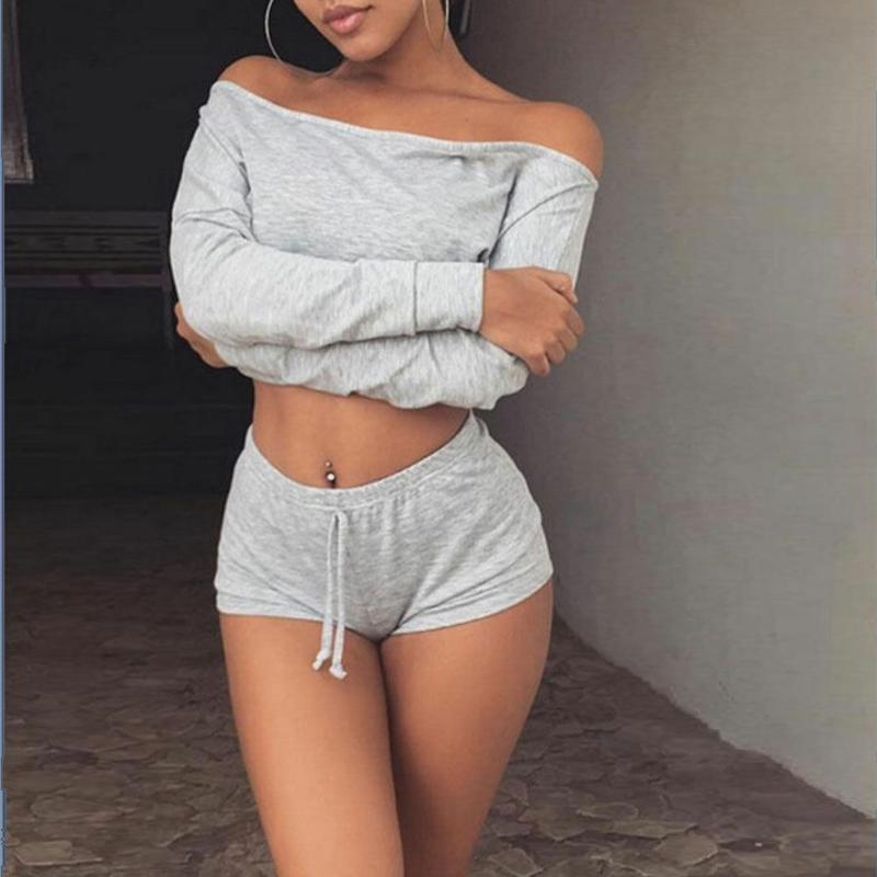 2 Piece Set Women Sports Suit Crop Top Shorts Pants Outfit Workout Clothes Tracksuit Summer Drawstring Off Shoulder Fitness Sets, Red
2 Piece Set Women Sports Suit Crop Top Shorts Pants Outfit Workout Clothes Tracksuit Summer Drawstring Off Shoulder Fitness Sets, Red