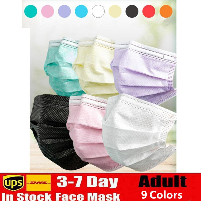 9 colors Pink White Black Disposable Face Masks with Elastic Ear Loop 3 Ply Breathable Dust Air Anti-Dust Face Mask mouth masks adult
9 colors Pink White Black Disposable Face Masks with Elastic Ear Loop 3 Ply Breathable Dust Air Anti-Dust Face Mask mouth masks adult