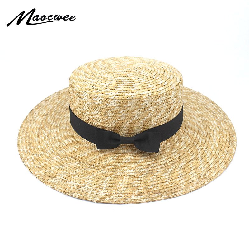 New summer ladies beach sun hat flat hat Women's wide side sun hood fashion wild bow woven casual
New summer ladies beach sun hat flat hat Women's wide side sun hood fashion wild bow woven casual