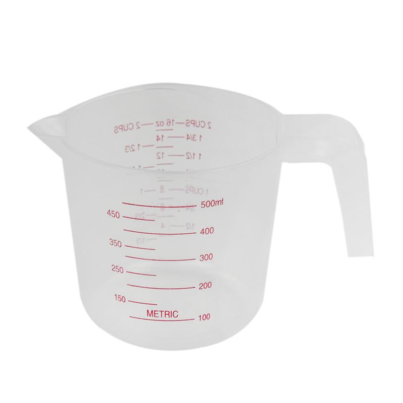 500ml Home Lab Measuring Jug Pitcher Plastic Handle Pour Spout Container
500ml Home Lab Measuring Jug Pitcher Plastic Handle Pour Spout Container